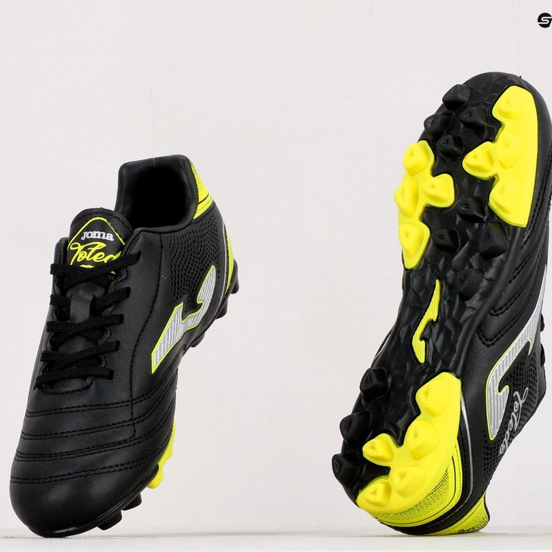 Joma Toledo HG ghete de fotbal pentru copii negru 11
