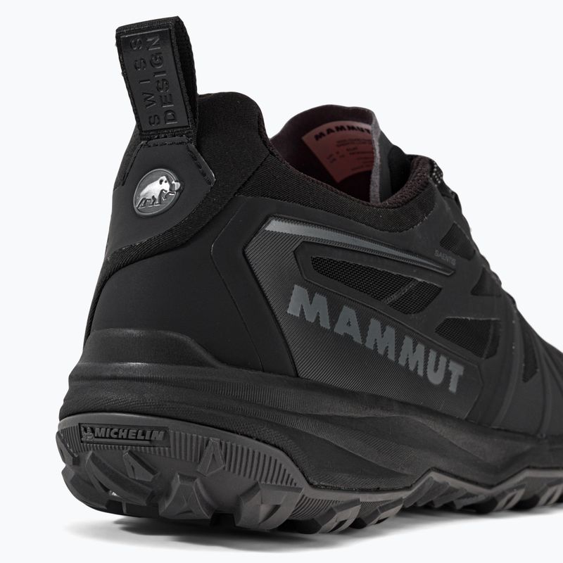Cizme de drumeție pentru bărbați Mammut Saentis Low negru 9