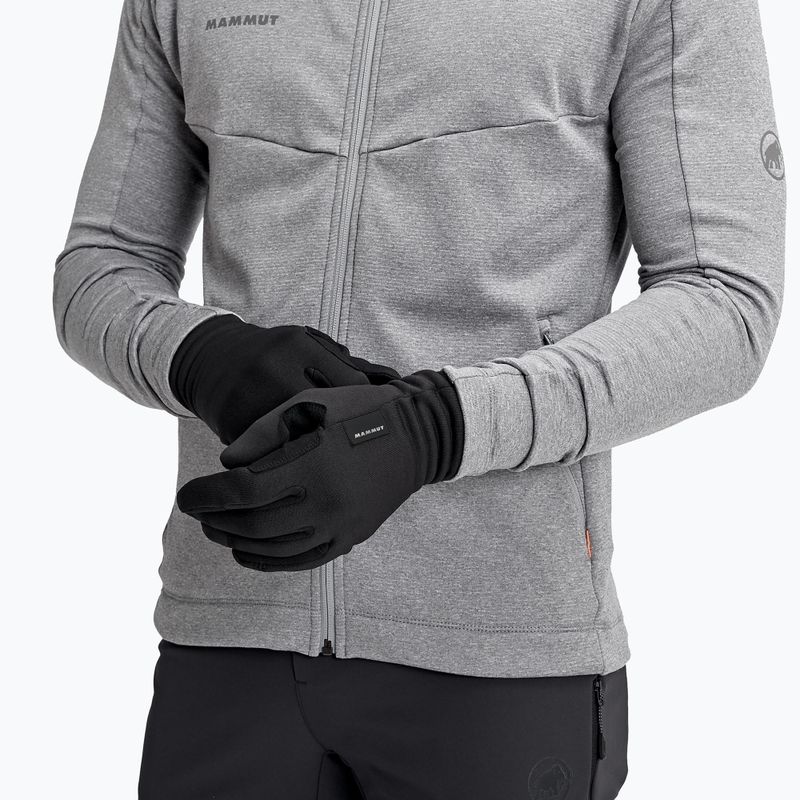 Mănuși de trekking Mammut Fleece Pro negru 5