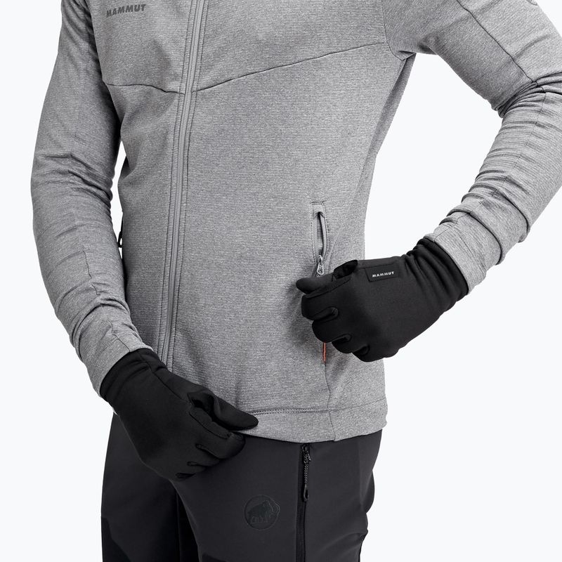 Mănuși de trekking Mammut Fleece Pro negru 6