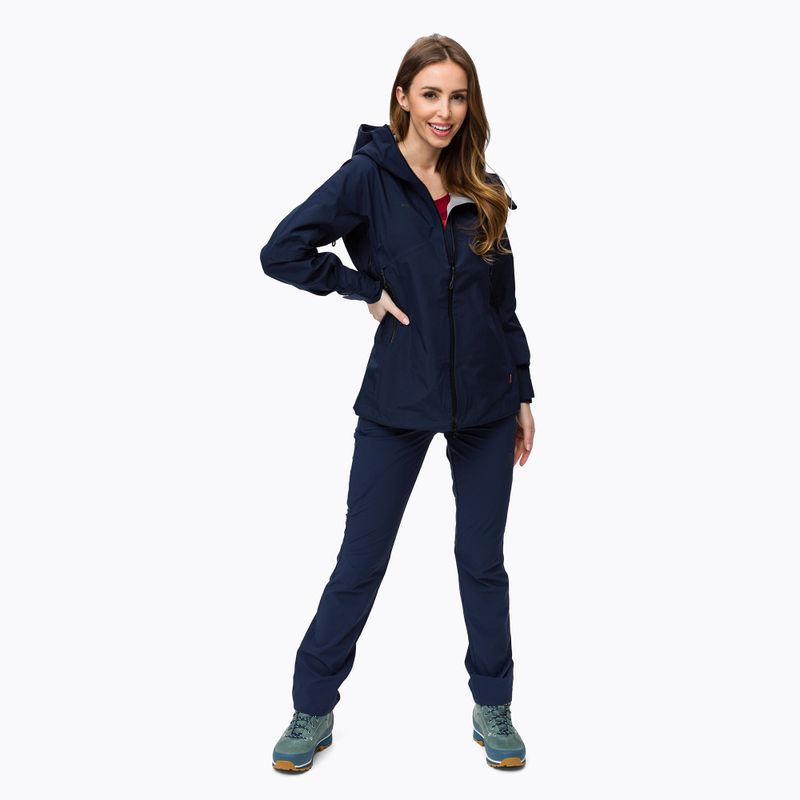 Jachetă softshell pentru femei MAMMUT Crater HS albastru marin 2