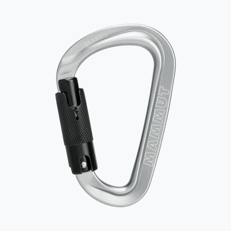 Carabinieră de escaladă Mammut Classic HMS Twistlock Plus light grey 4