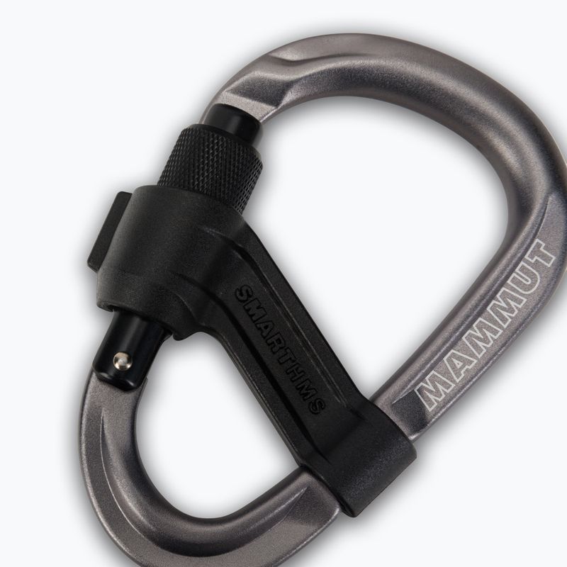 Carabinier de escaladă Mammut Smart HMS 2.0 Screwgate grey 3