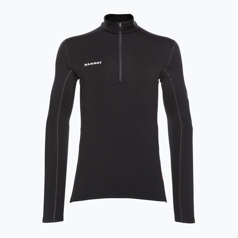 MAMMUT Tricou de trekking pentru bărbați Aenergy ML Half Zip Pull negru