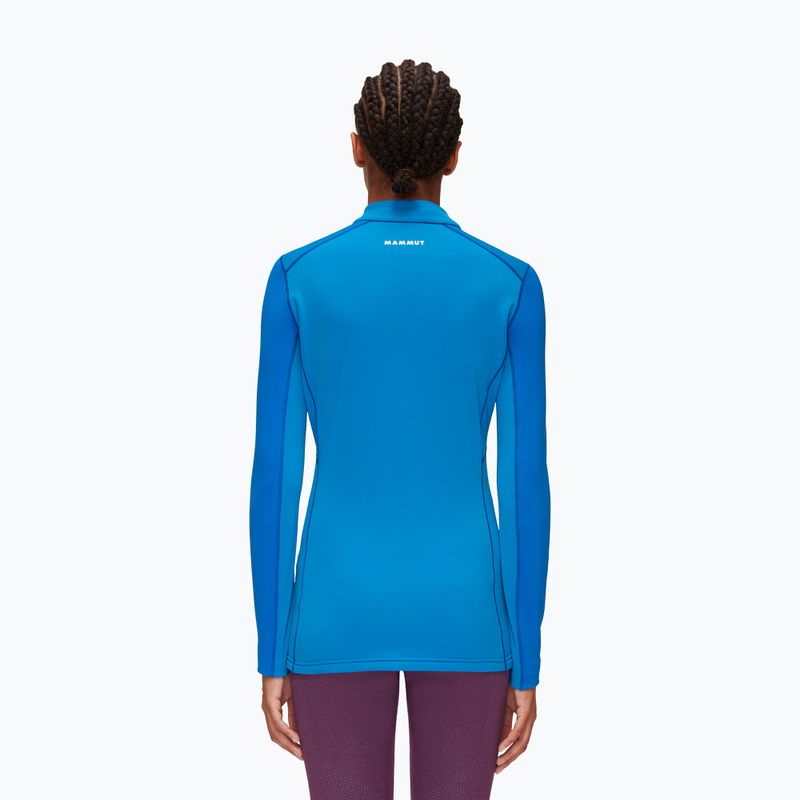 Tricou de trekking pentru femei MAMMUT Aenergy ML Half Zip Pull albastru 2