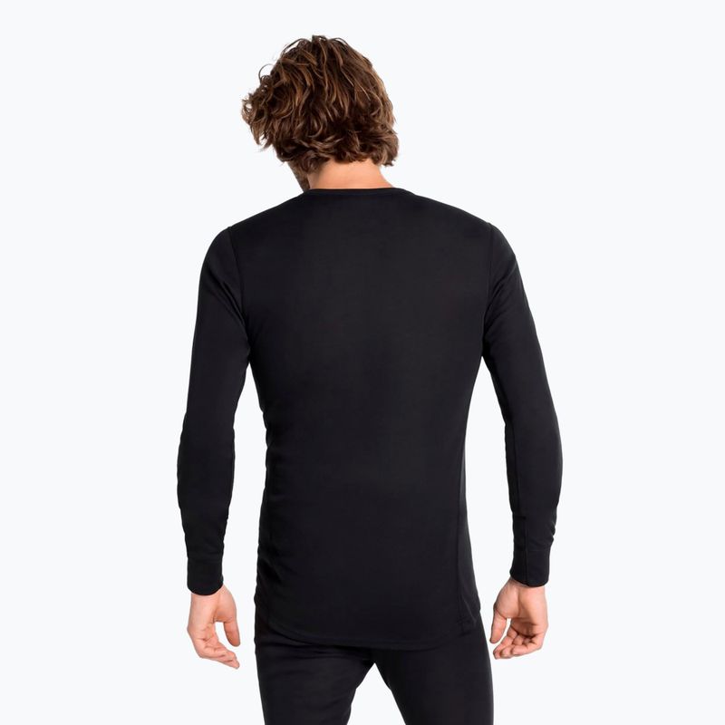 Bluză termică pentru bărbați ODLO Active Warm Bl Top Crew Neck black 2
