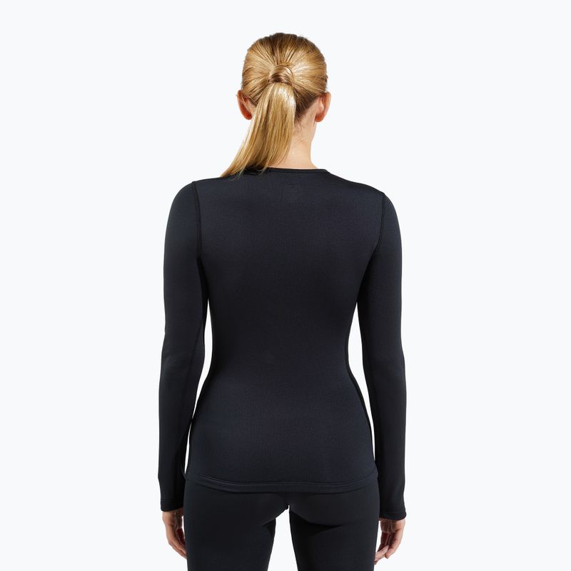 Bluză termică damă ODLO Fundamentals Active Warm Bl Top Crew Neck black 3