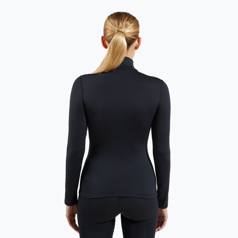 Bluză termică damă ODLO Fundamentals Active Warm Bl Top Turtle Neck black 3