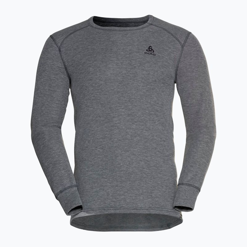Bluză termică pentru bărbați ODLO Active Warm Bl Top Crew Neck odlo steel grey melange 4