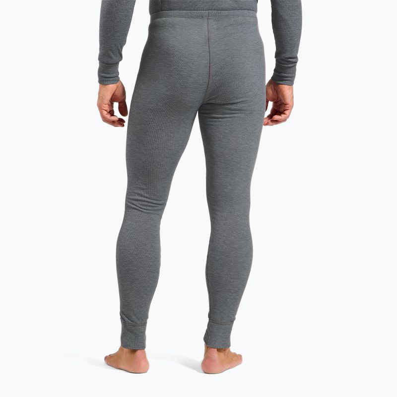 Pantaloni termoactivi pentru bărbați ODLO Active Warm Bl Bottom Long odlo steel grey melange 3