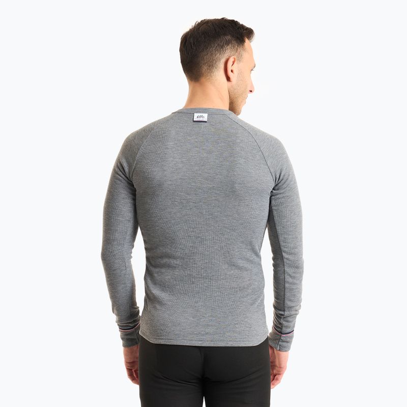 Bluză termică pentru bărbați ODLO Active Warm Originals Bl Top Crew Neck odlo steel grey melange 2