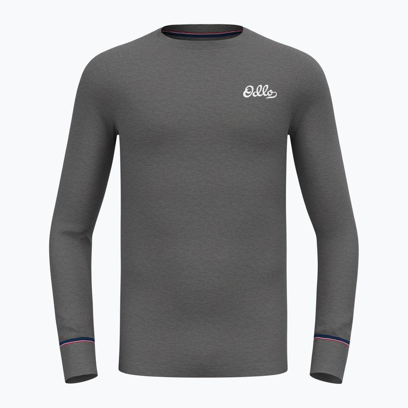 Bluză termică pentru bărbați ODLO Active Warm Originals Bl Top Crew Neck odlo steel grey melange 5