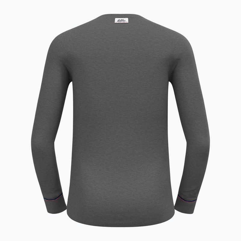 Bluză termică pentru bărbați ODLO Active Warm Originals Bl Top Crew Neck odlo steel grey melange 6