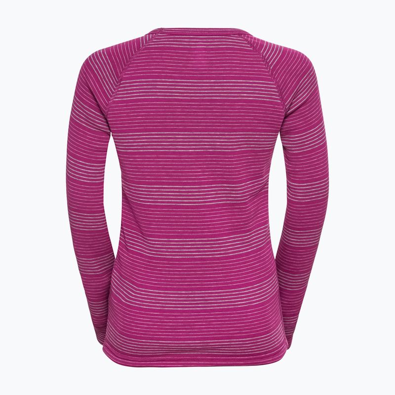 Lenjerie de corp termică pentru copii ODLO Active Warm Eco Long roz/gri 159449/10828 4