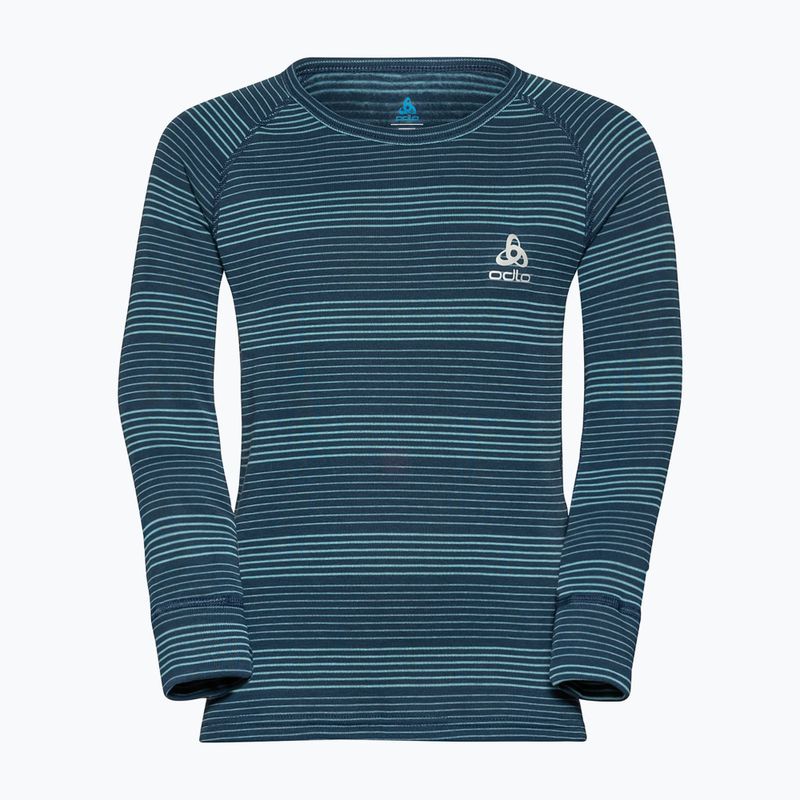 Lenjerie de corp termică pentru copii ODLO Active Warm Eco Long albastru 159449/21017 3
