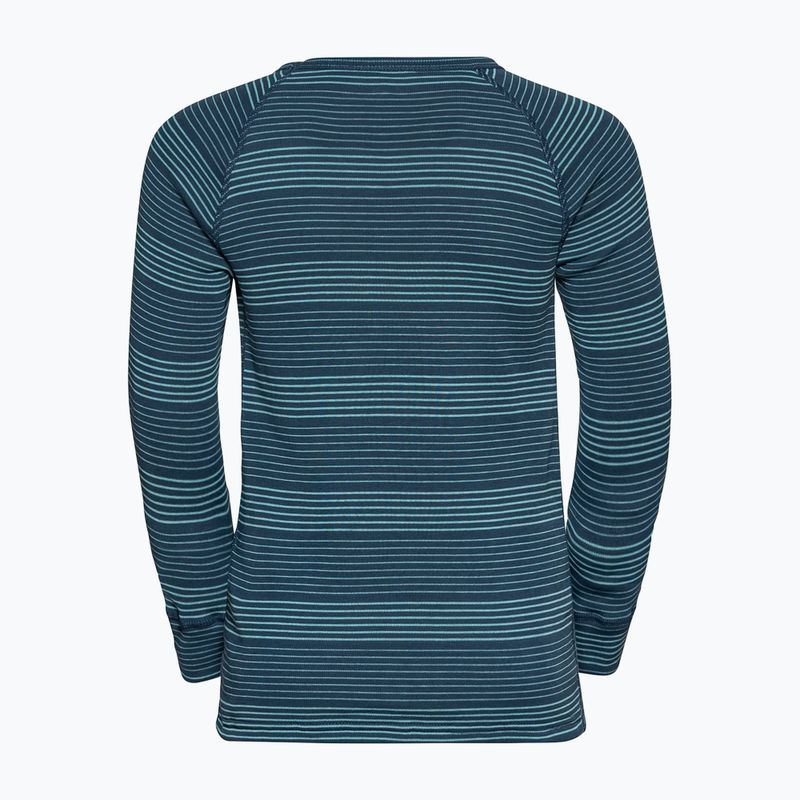 Lenjerie de corp termică pentru copii ODLO Active Warm Eco Long albastru 159449/21017 4