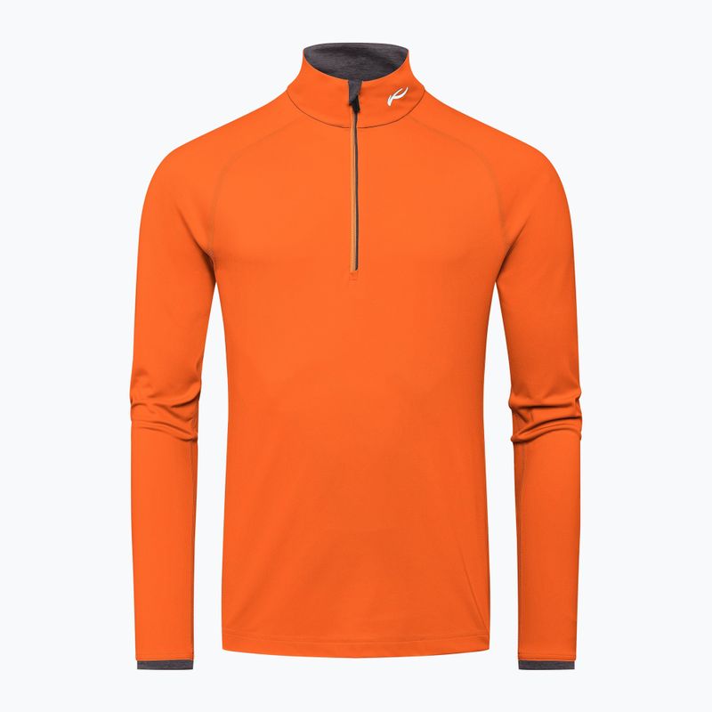 Bluză de schi pentru bărbați KJUS Feel Midlayer Half Zip kjus orange
