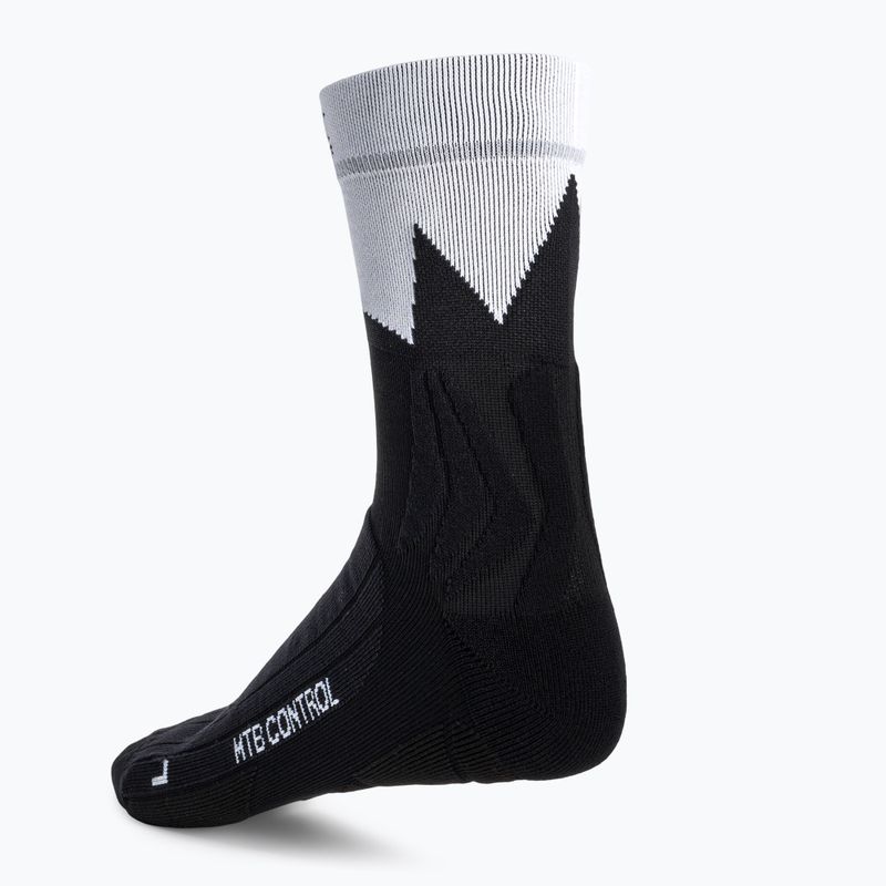 X-Socks MTB Control șosete de ciclism negru și alb BS02S19U-B014 2