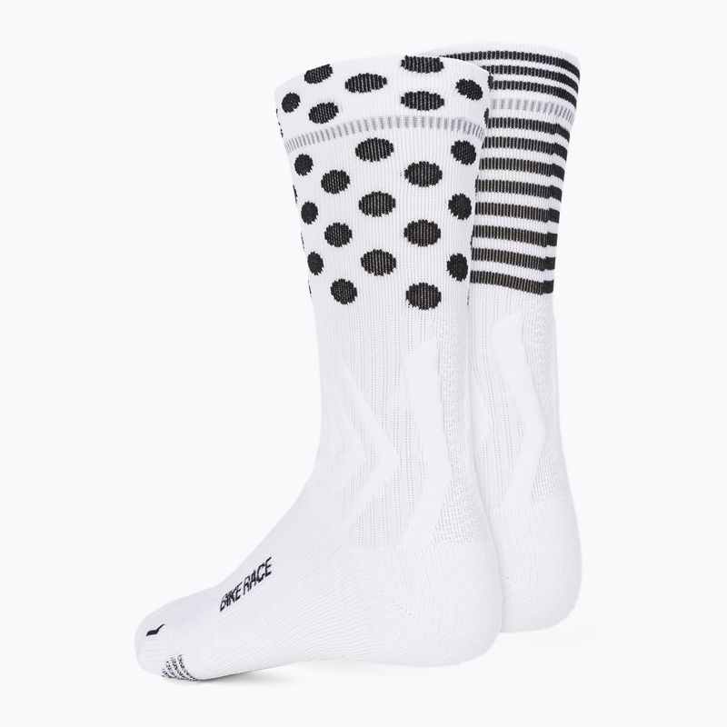 Șosete pentru biciclete X-Socks Bike Race alb/negru BS05S19U-W011 2