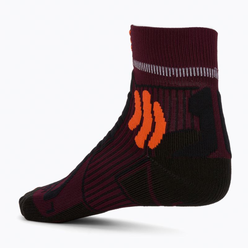Șosete de traseu pentru bărbați X-Socks Trail Run Energy maro-portocalii RS13S19U-O003 2
