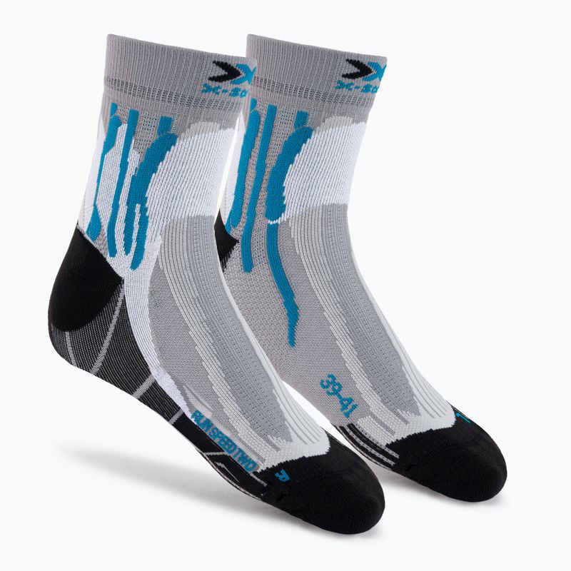 Șosete de alergare X-Socks Run Speed Two gri-negru RS16S19U-G004