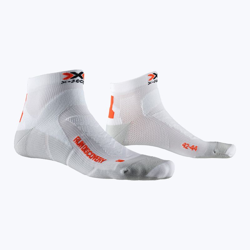 Șosete de trekking X-Socks Run Discovery alb-gri RS18S19U-W008 4