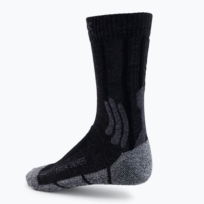 Șosete de trekking pentru bărbați X-Socks Trek Silver negru-gri TS07S19U-B010 3
