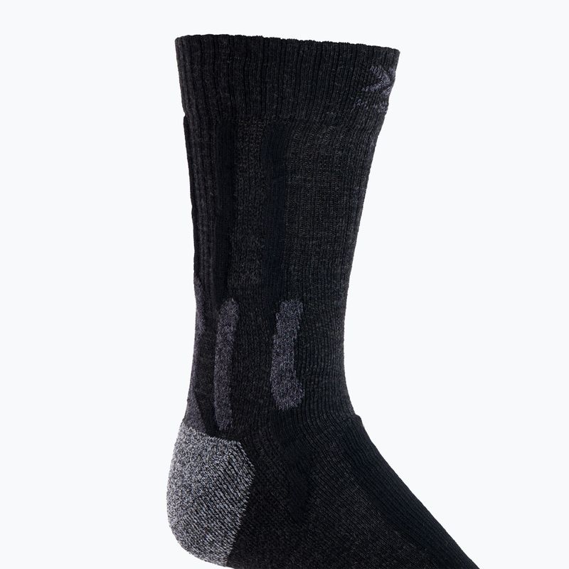 Șosete de trekking pentru bărbați X-Socks Trek Silver negru-gri TS07S19U-B010 4