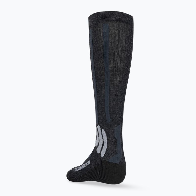 Șosete de trekking X-Socks Trek Expedition negru opal / gri dolomit melange șosete de trekking 2