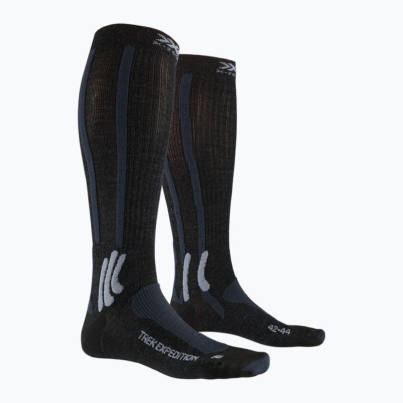 Șosete de trekking X-Socks Trek Expedition negru opal / gri dolomit melange șosete de trekking 5