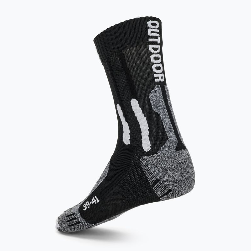 Șosete X-Socks Trek Outdoor black/grey melange 2