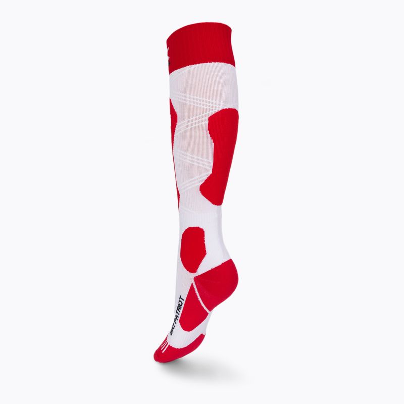 Șosete X-Socks Ski Patriot 4.0 Switzerland, alb, XSSS43W19U 2
