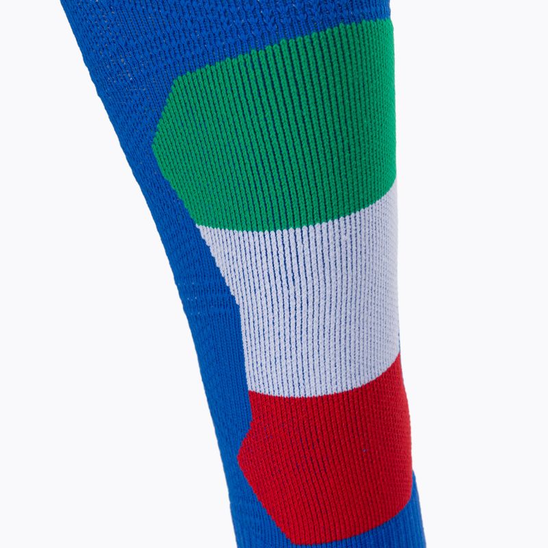 Șosete de schi X-Socks Ski Patriot 4.0 Italy, albastru, XSSS45W19U 4