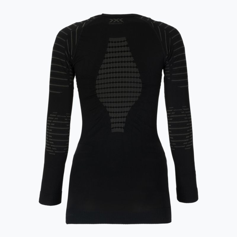 Bluză termică damă X-Bionic Invent 4.0 LS black/charcoal 2