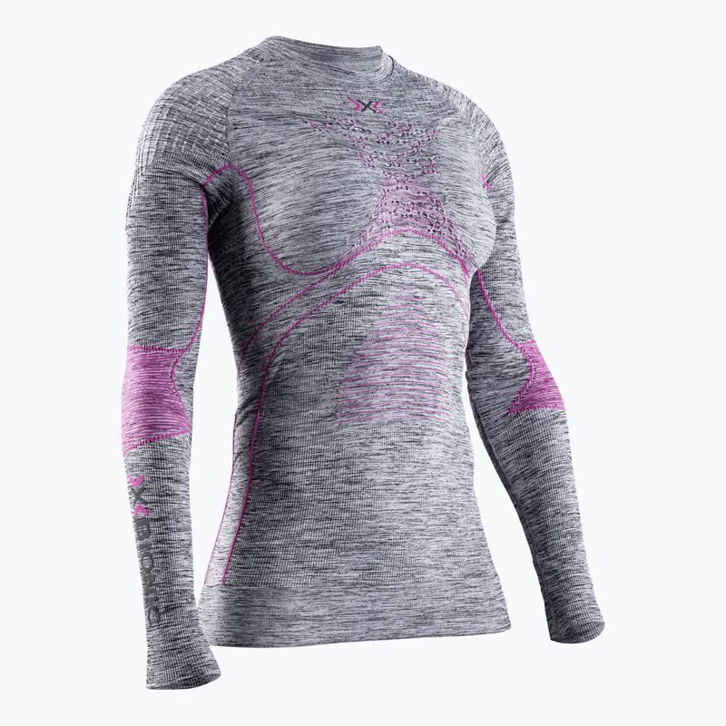 Tricou termic cu mânecă lungă pentru femei X-Bionic Energy Accumulator 4.0, gri melange, EAWT41W19W 5