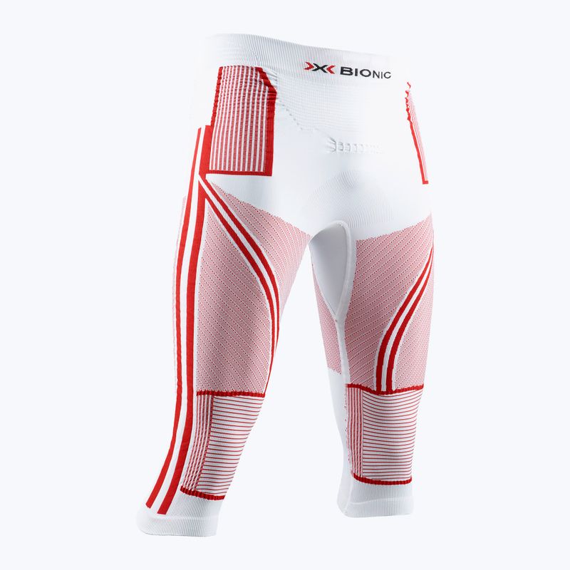 Pantaloni termici bărbați X-Bionic 3/4 Energy Accumulator 4.0 Patriot Austria roșu și alb EAWP44W19M