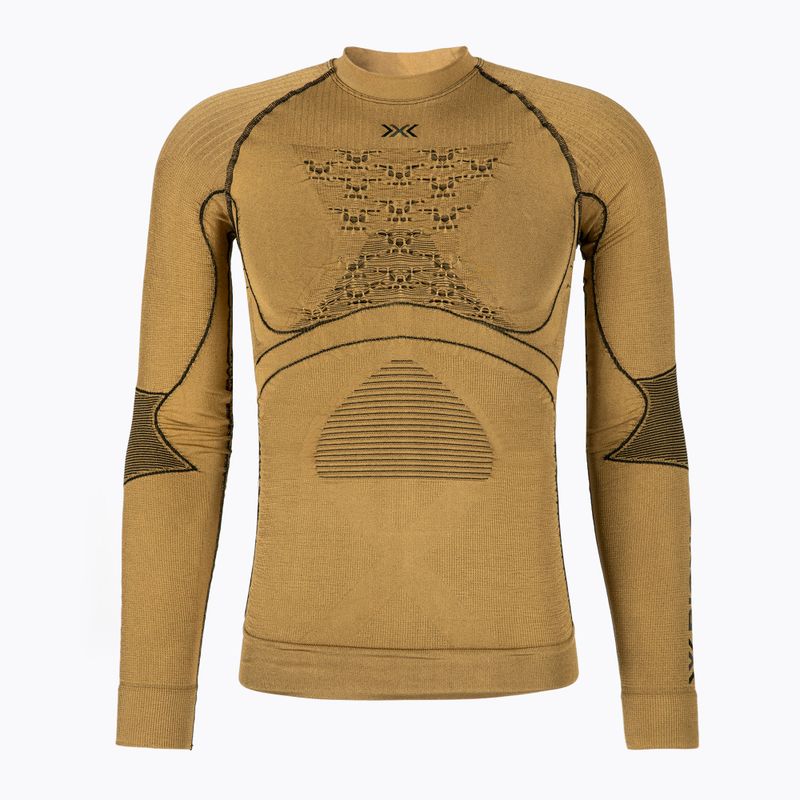 Tricou termic cu mânecă lungă X-Bionic Radiactor 4.0, auriu, RAWTXXW19M