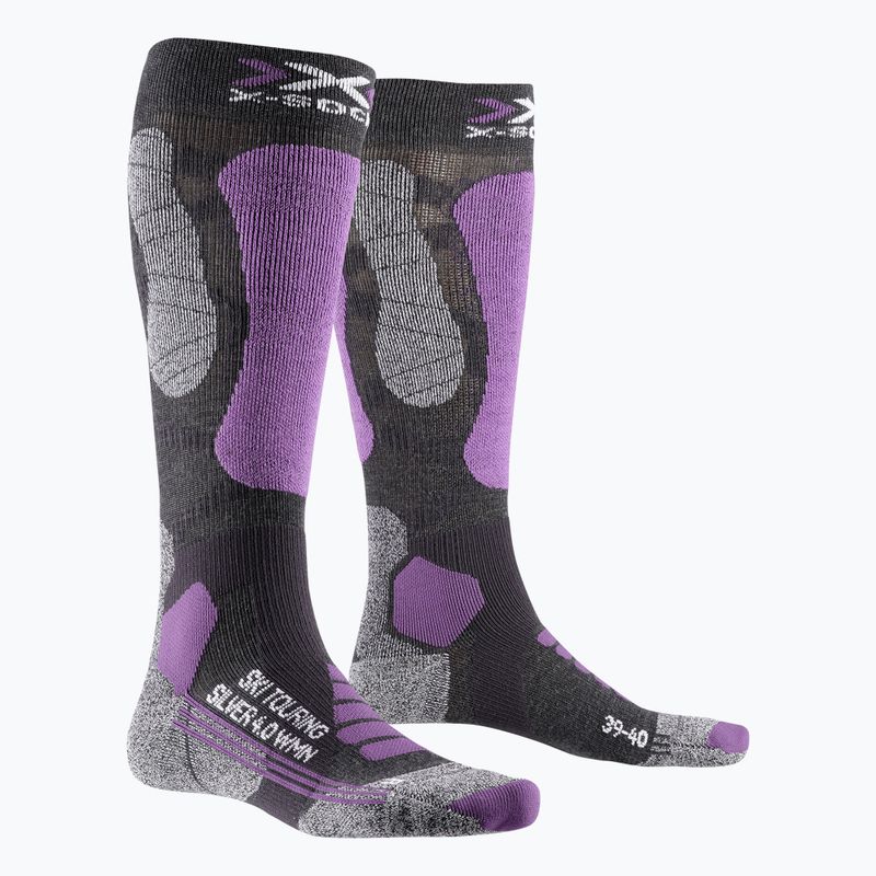 Șosete de schi pentru femei X-Socks Ski Touring Silver 4.0, gri, XSWS47W19W 4