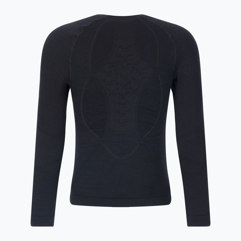 Tricou termic cu mânecă lungă X-Bionic Apani 4.0 Merino, negru, APWT06W19M 2