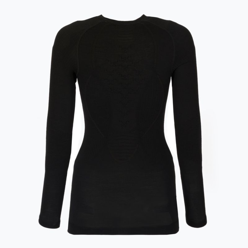 Bluză termică damă X-Bionic Apani 4.0 Merino black/black 2