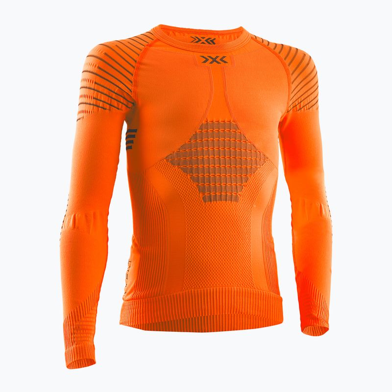 Longsleeve termoactiv pentru copii X-Bionic Invent 4.0 sunset orange/anthracite