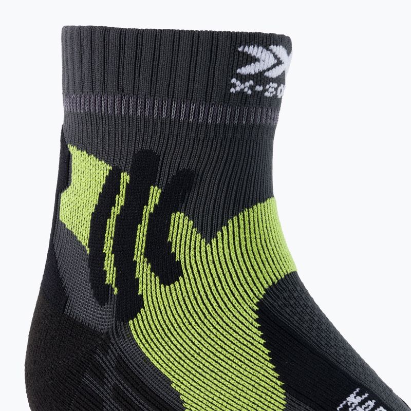 Șosete de alergare pentru bărbați X-Socks Marathon verde-gri RS11S19U-G146 3