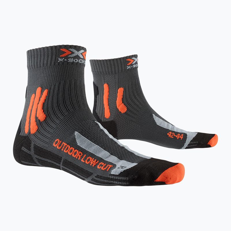Șosete X-Socks Trek Outdoor Low Cut anthracite/orange 2