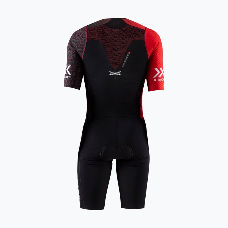 Costum de triatlon pentru bărbați X-Bionic Dragonfly 5G roșu/negru IN-DI600S21M 2