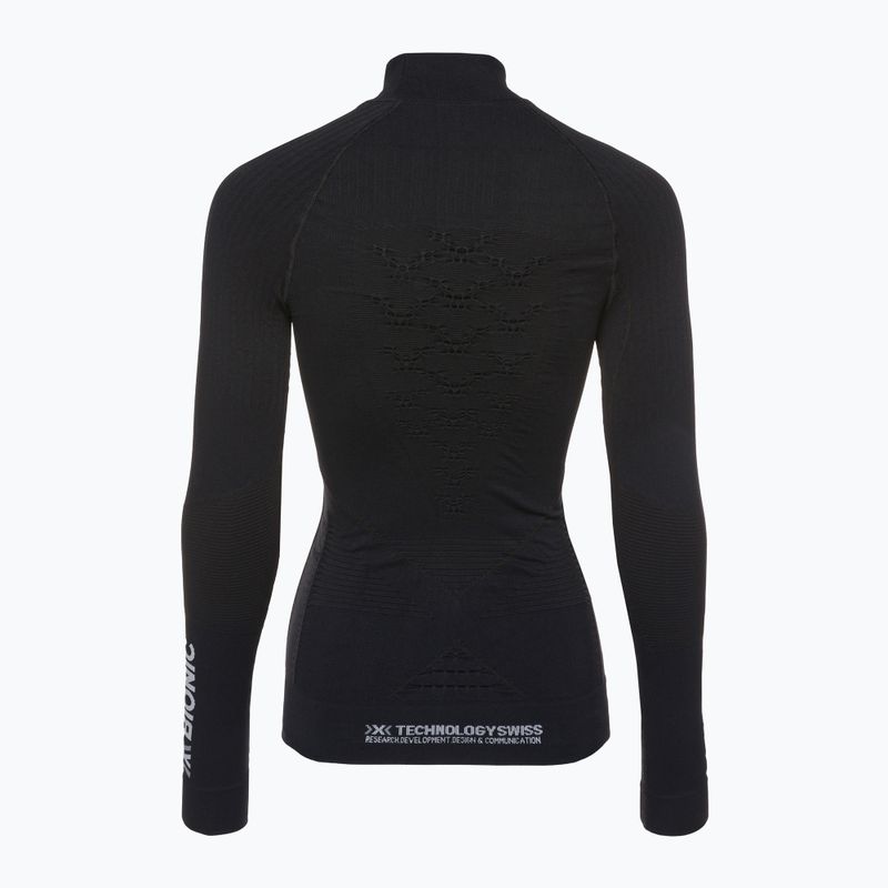 Bluză termică pentru femei X-Bionic Energy Accumulator 4.0 Turtle Neck opal black/arctic white 5