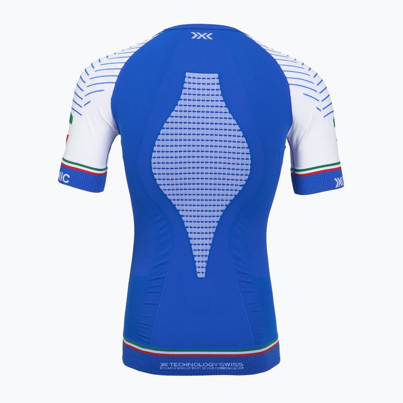 Tricou termoactiv pentru bărbați X-Bionic Invent 4.0 Patriot Running Shirt blue 2