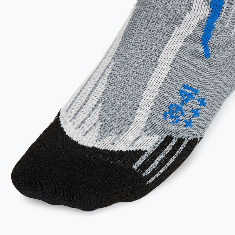 Șosete de alergare X-Socks Run Speed Two 4.0 pentru bărbați, gri perlat/albastru inventice 3
