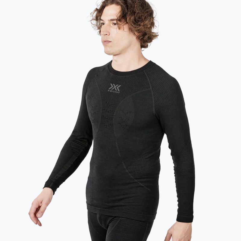 Bluză termică pentru bărbați X-Bionic Merino black/black