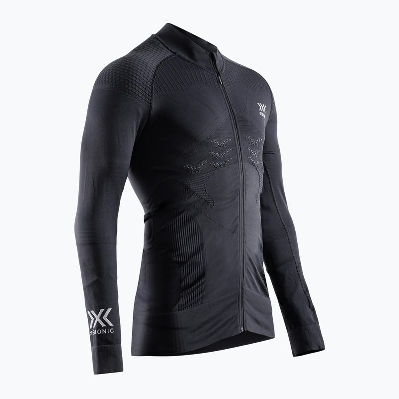 Bluză termoactivă pentru bărbați X-Bionic Energizer 4.0 Transmission Layer Full Zip opal black/arctic white