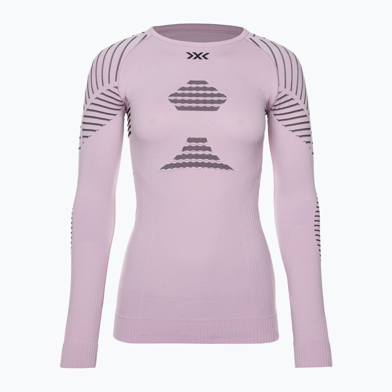 Bluză termică damă X-Bionic Invent 4.0 LS winsome orchid/opal black 2